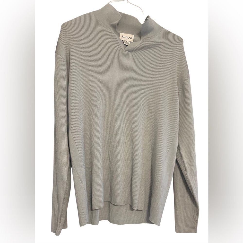 Men's Long-Sleeve Johnny Collar Merino Sweater